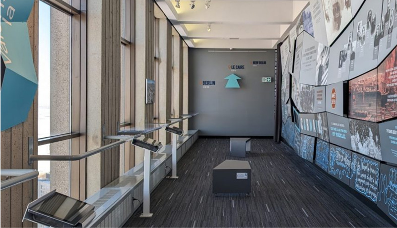 Un parcours d’interprétation original de la capitale et de son paysage, sur quatre faces.