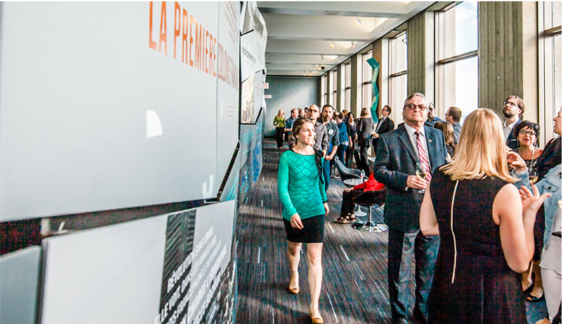 Un tour d’horizon unique de québec, de son plus haut point de vue.